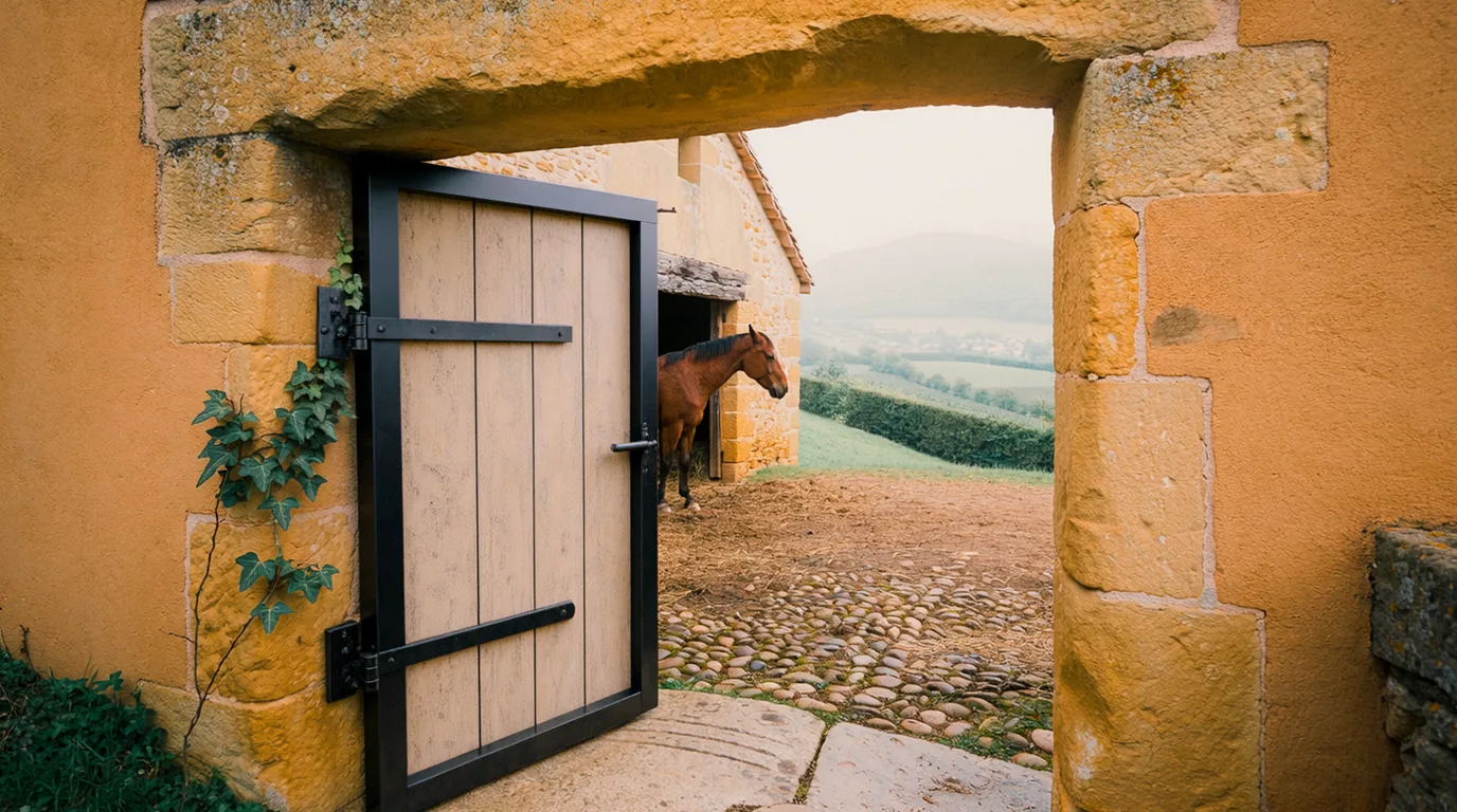 Entrée, Equipodress, centre équestre à Margerie-Chantagret