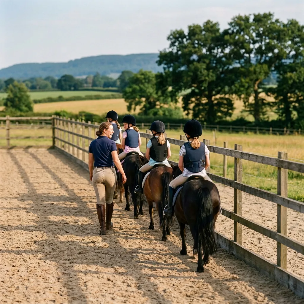 Cours de poney à Margerie-Chantagret, Loire